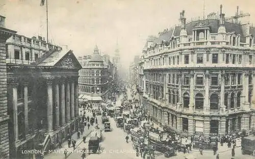 England London Mansion House and Cheapside