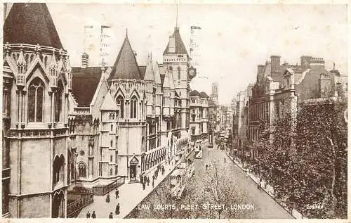 England London Law Courts Fleet Street