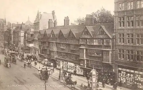 England London Old Houses Staple Inn Holborn