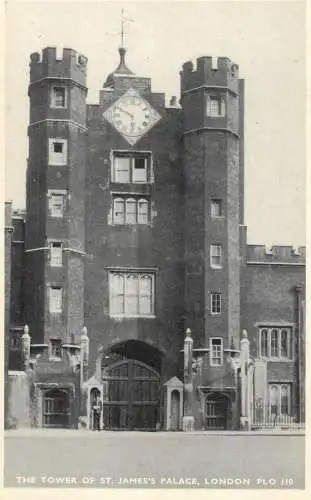 England London the Tower of St. James's palace
