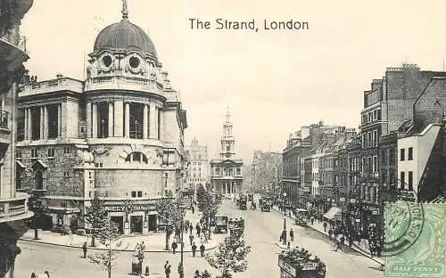 England London The Strand bus