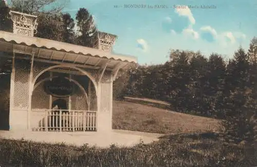 Luxembourg  cpa Mondorf-les-Bains l'entree du parc