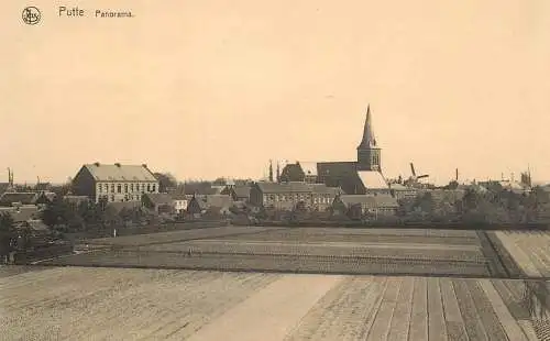 Belgium cpa Putte panorama