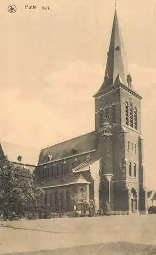 Belgium cpa Putte kerk