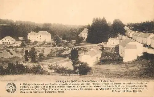 Belgium cpa Habay la Nueve rue de chatelet