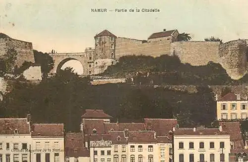 Belgium cpa Namur partie de la citadelle