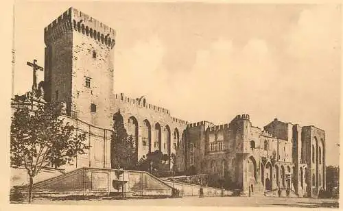France cpa Avignon Palais des Papes