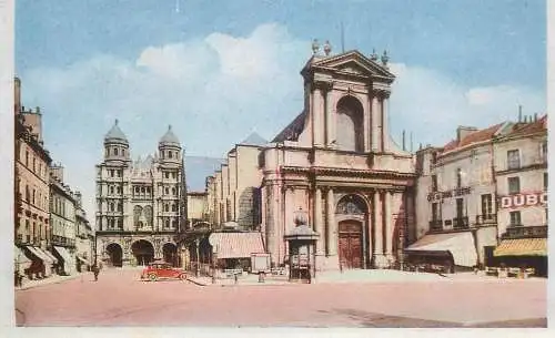 France cpa Dijon la bourse du commerce et l'eglise St. Michel