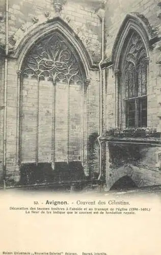 France cpa Avignon couvent des Celestins