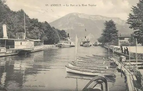 France cpa Annecy le port sailing vessels