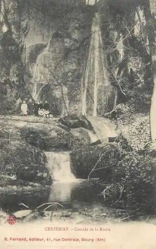 France cpa Ceyzériat cascade de la Roche