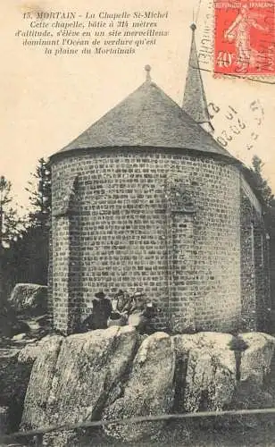France cpa Manche Montmartin sur Mer la chapelle St. Michel