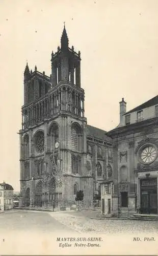 France cpa Mantes la Jolie mantes sur seine
