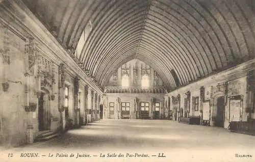 France cpa Rouen le palais de justice la salle des Pas Perdus