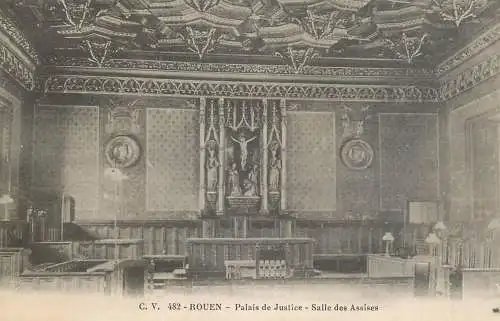 France cpa Rouen palais de justice salle des assises