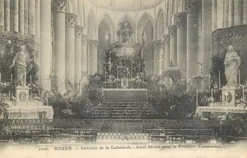 France cpa Rouen cathedrale