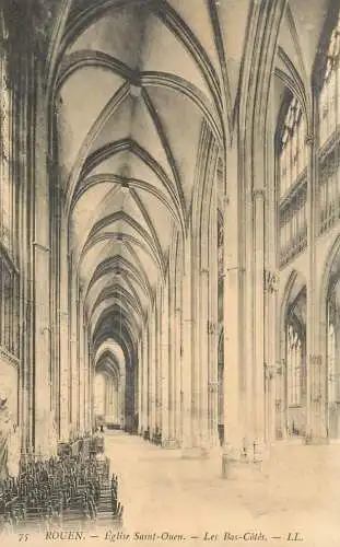 France cpa Rouen eglise Saint Quen