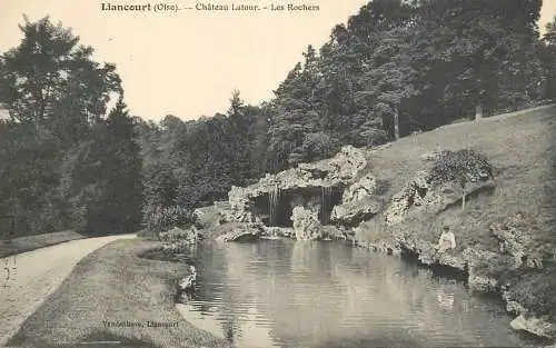 France cpa Liancourt chateau Latour