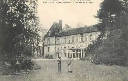France cpa Liancourt chateau de la Rochefoucault