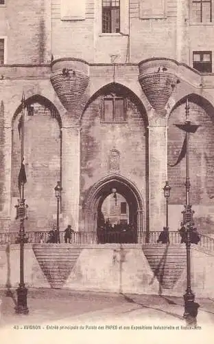 France cpa Avignon Palais des Papes