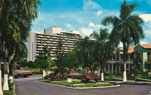 Panama City Federico Boyd Avenue, Bella Vista, and Via Espana with "El Panama Hilton" Hotel