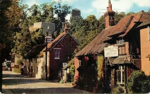 England Bramber village and castle