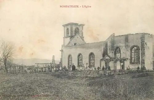 France cpa Nompatelize l'eglise