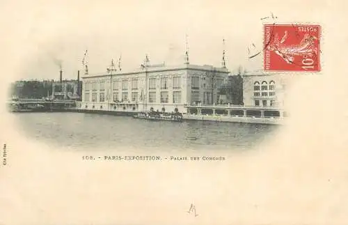 France cpa Paris exposition palais des Congres