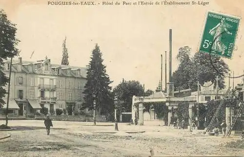 France cpa Nièvre Pougues-les-Eaux hotel du parc