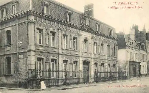 France cpa Abbeville college de Jeunes filles