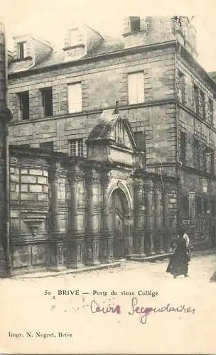 France cpa Brive porte du vieux College