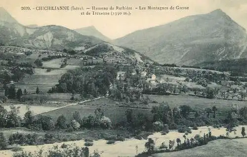 France cpa Chichilianne Hameau de Ruthiere les montagnes de Gresse