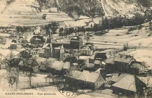 France cpa Saint-Philibert vue generale