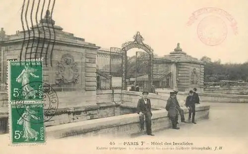 France cpa Paris Hotel des Invalides
