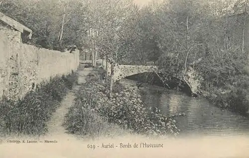 France cpa Auriol Bords de l'Huveaune