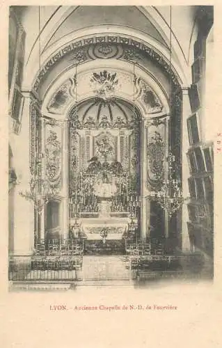 France cpa Lyon Ancienne Chapelle