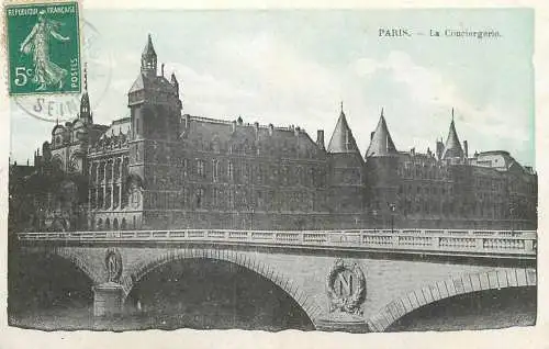 France cpa Paris la Conciergerie