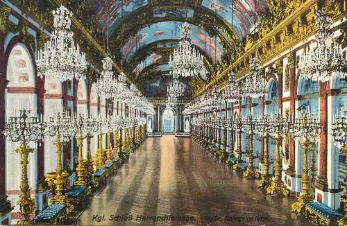 Germany Schloss Herrenchiemsee Grosse Spielgalerie