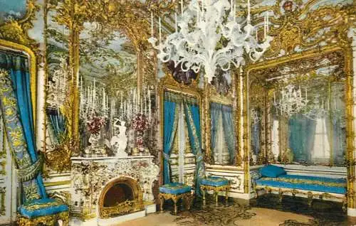 Germany Schloss Herrenchiemsee Blaues Ruhezimmer