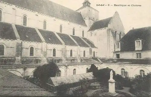 France cpa EPCF basilique et Cloitres