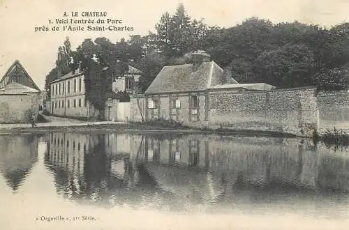 France cpa le chateau l'aisle Saint Charles