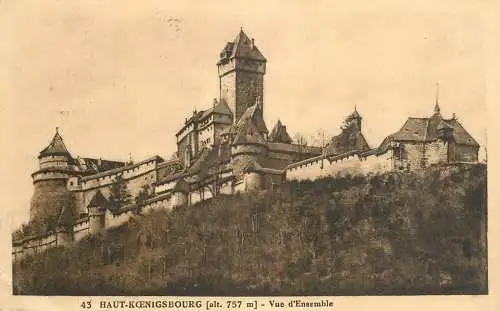 France Orschwiller Haut Koenigsbourg Castle