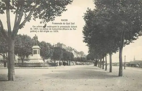 France Macon Promenade du Quai Sud