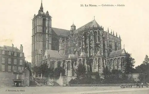 France Le Mans Cathedrale Abside