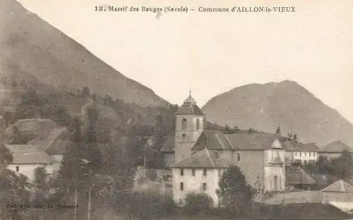 France Massif des Bauges (Savoie) Commune d'Aillon-les-Vieux
