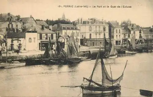 France Pornic (Loire Atlantique) Le Port & le Quai de l'Ecluse