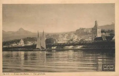 France Evian les Bains vue generale