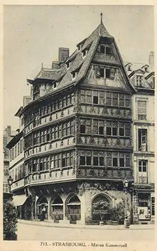 France Strasbourg Maison Kammerzell