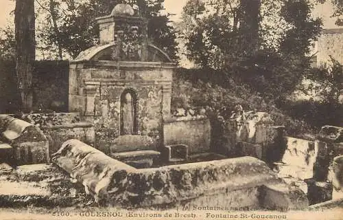 France Environs de Brest Guesnou Fontaine Saint Guesnou