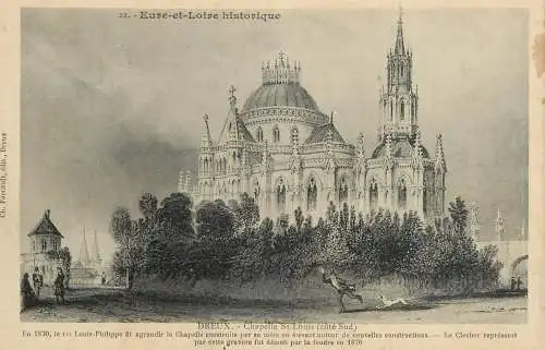 France Dreux Chapelle St Louis monument historique